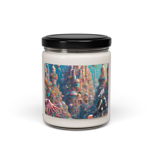 "Treasure of the Deep: A Fantastical Underwater City" - The Alien Scented Soy Candle 9oz