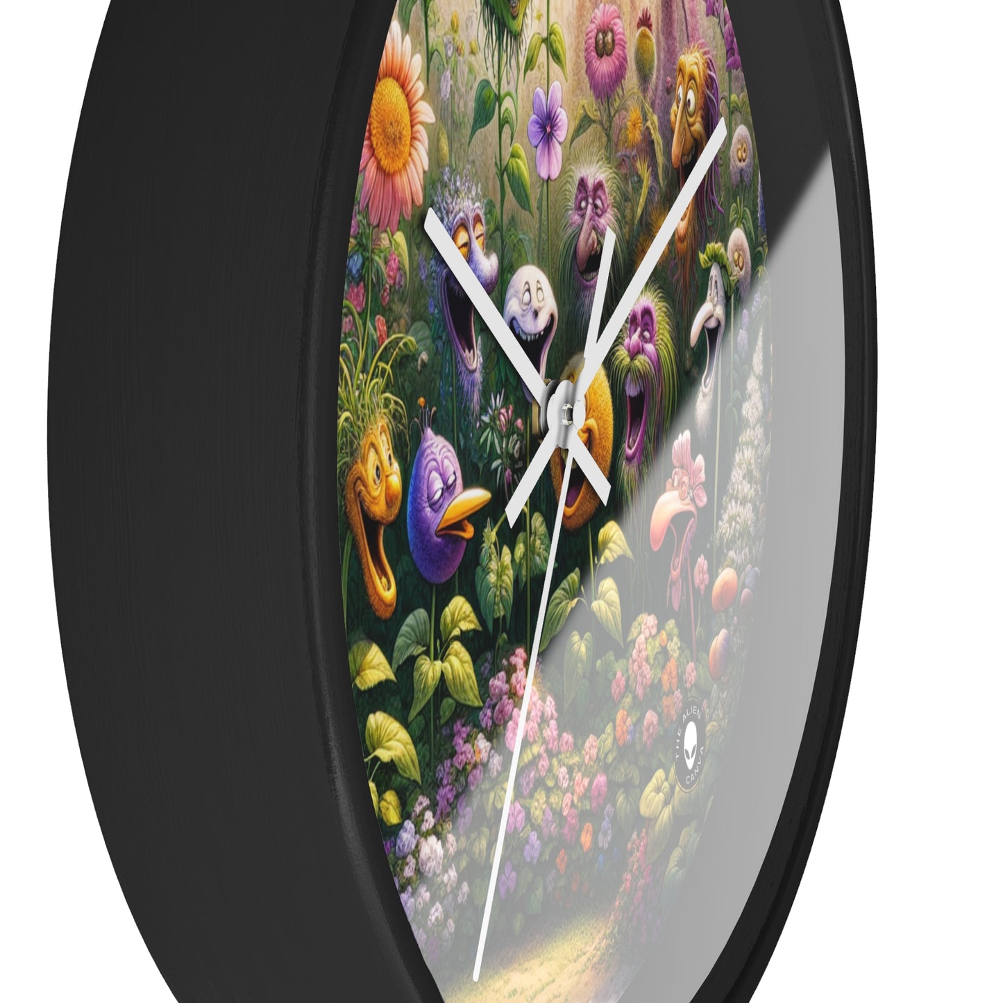 "El jardín parlante" - El reloj de pared extraterrestre