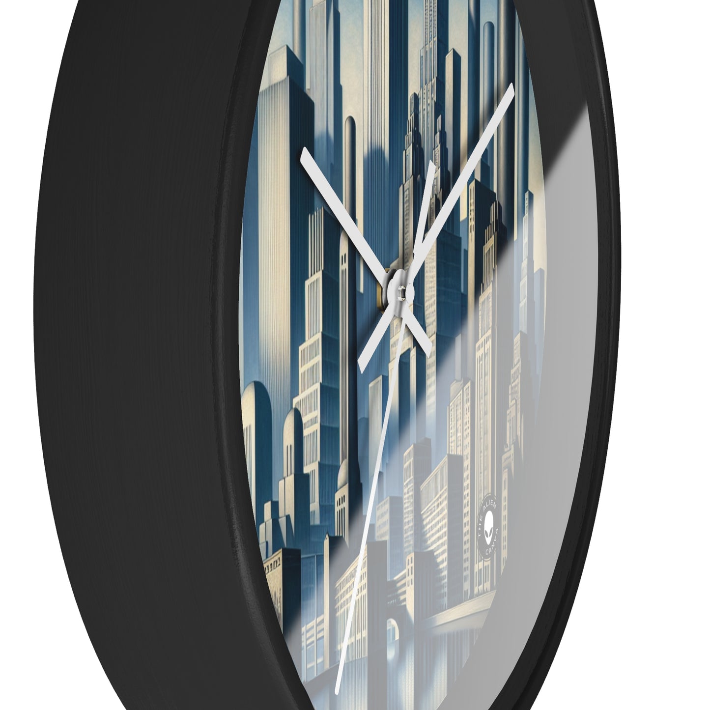 "Modern Metropolis: A Precisionism Perspective" - The Alien Wall Clock Precisionism