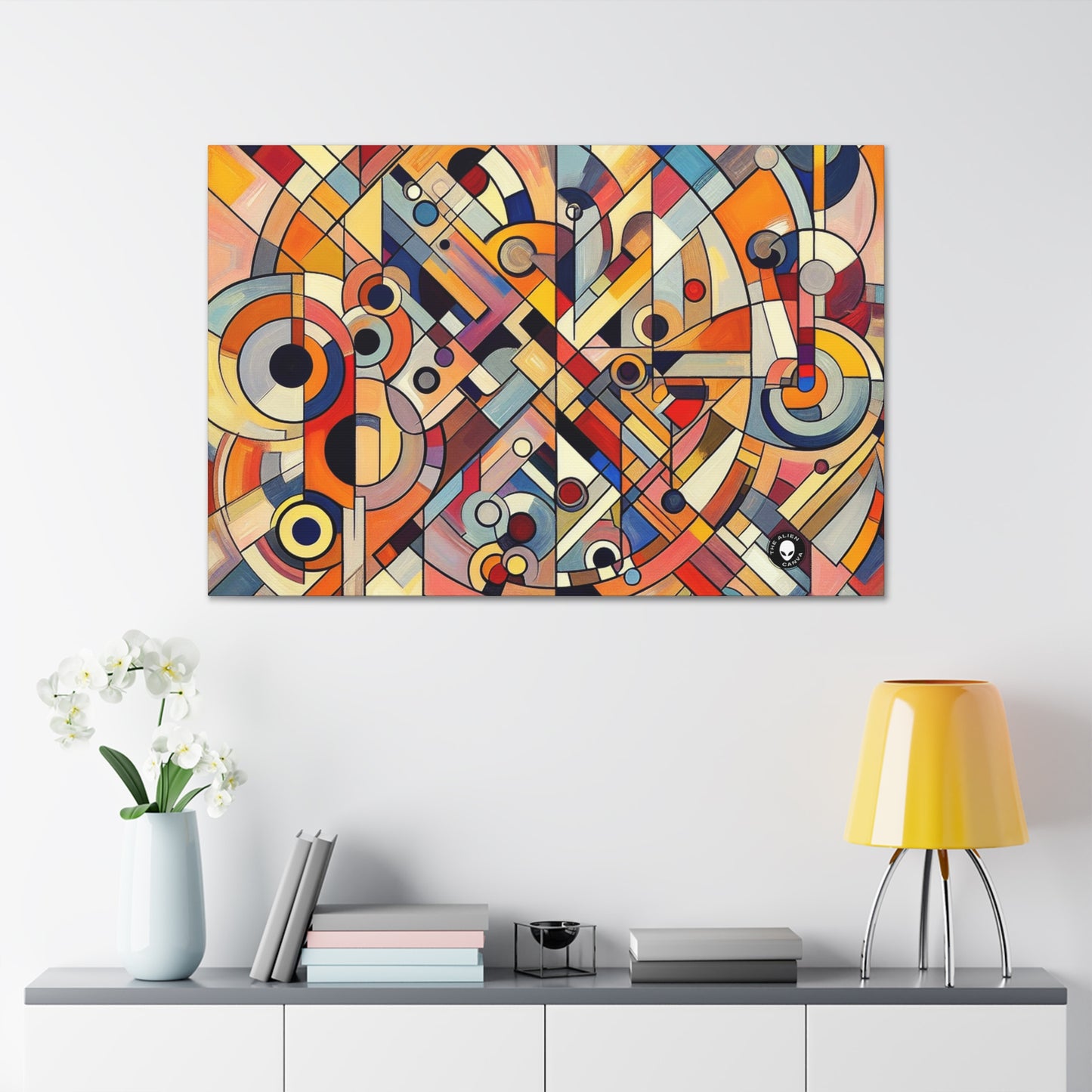 Chaos and Harmony: A Visual Dance - The Alien Canva Abstract Art