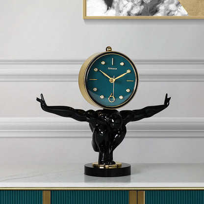 Ornements d'horloge de bureau à domicile