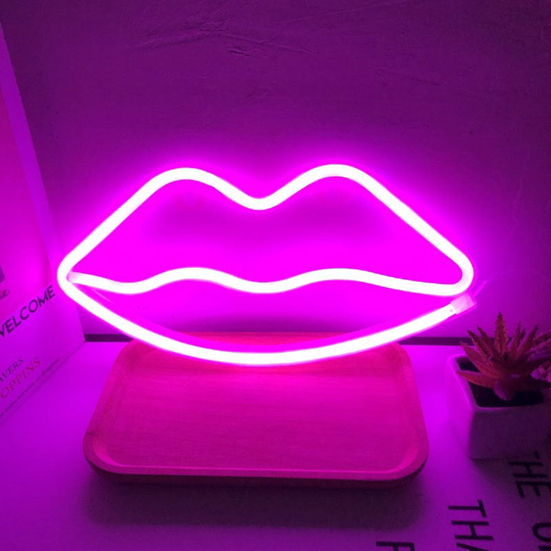 AliExpress LED néons chambre décoration lune néons USB batterie double usage modélisation lumières