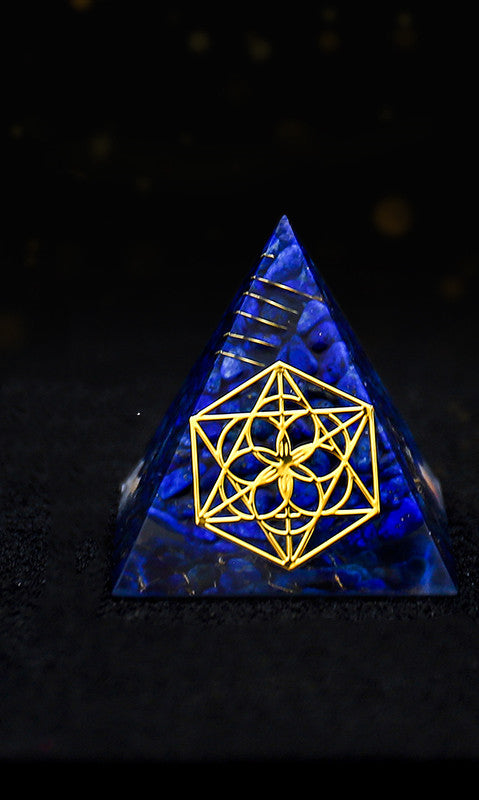 Natural Crystal Pyramid Ornaments Transfer Lucky Spiritual Ogan High Frequency Healing Energy Tower