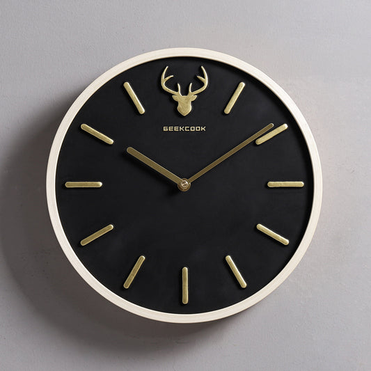 Reloj de decoración del hogar para sala de estar, reloj minimalista para sala de estar, reloj de pared atmosférico para dormitorio