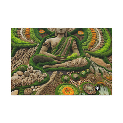 "Forest Mandala: A Harmony of Nature" - The Alien Canva Earth Art