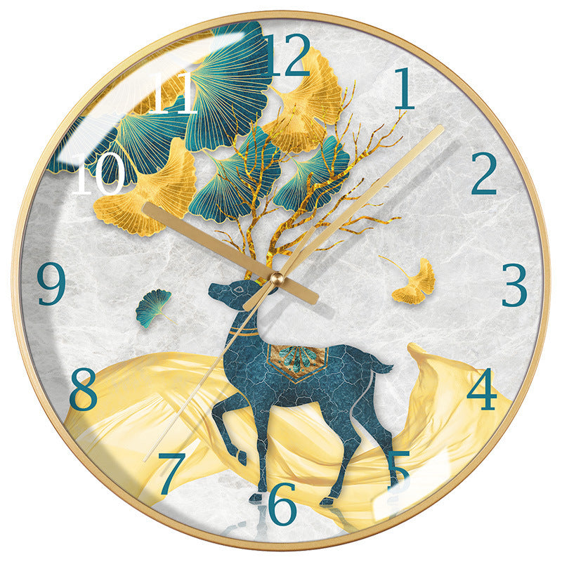 Home Wall Clock Living Room Light Luxury Bedroom Personalized Art Decoration