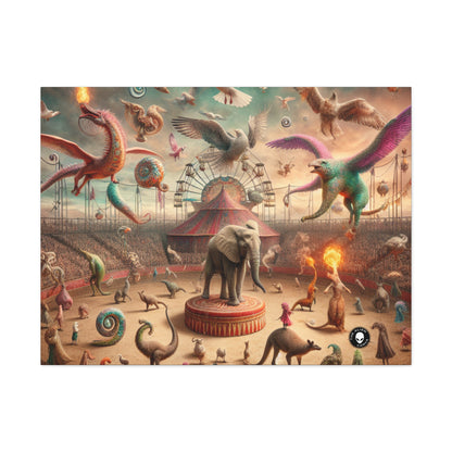 "Fantasy Circus: Where Animal Performers Entertain Mythical Attendees" - The Alien Canva