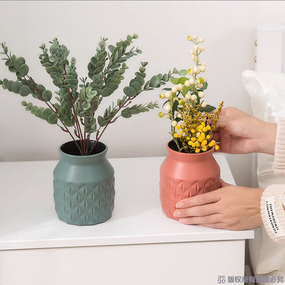 Conteneur d'arrangement de fleurs sèches et humides de style nordique