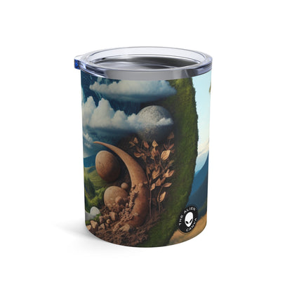 "Sahara Sands : Installation d'art aérien de la Terre" - The Alien Tumbler 10oz Earth Art