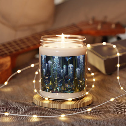 "Jellyfish Grove: A Luminescent Fantasy Forest" - The Alien Scented Soy Candle 9oz