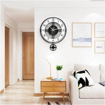 Reloj de pared creativo para sala de estar, atmósfera silenciosa, productos acrílicos para el hogar, reloj de pared, decoración de dormitorio, pegatinas de pared, reloj de pared artístico