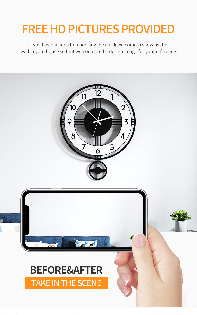 Reloj de pared creativo para sala de estar, atmósfera silenciosa, productos acrílicos para el hogar, reloj de pared, decoración de dormitorio, pegatinas de pared, reloj de pared artístico