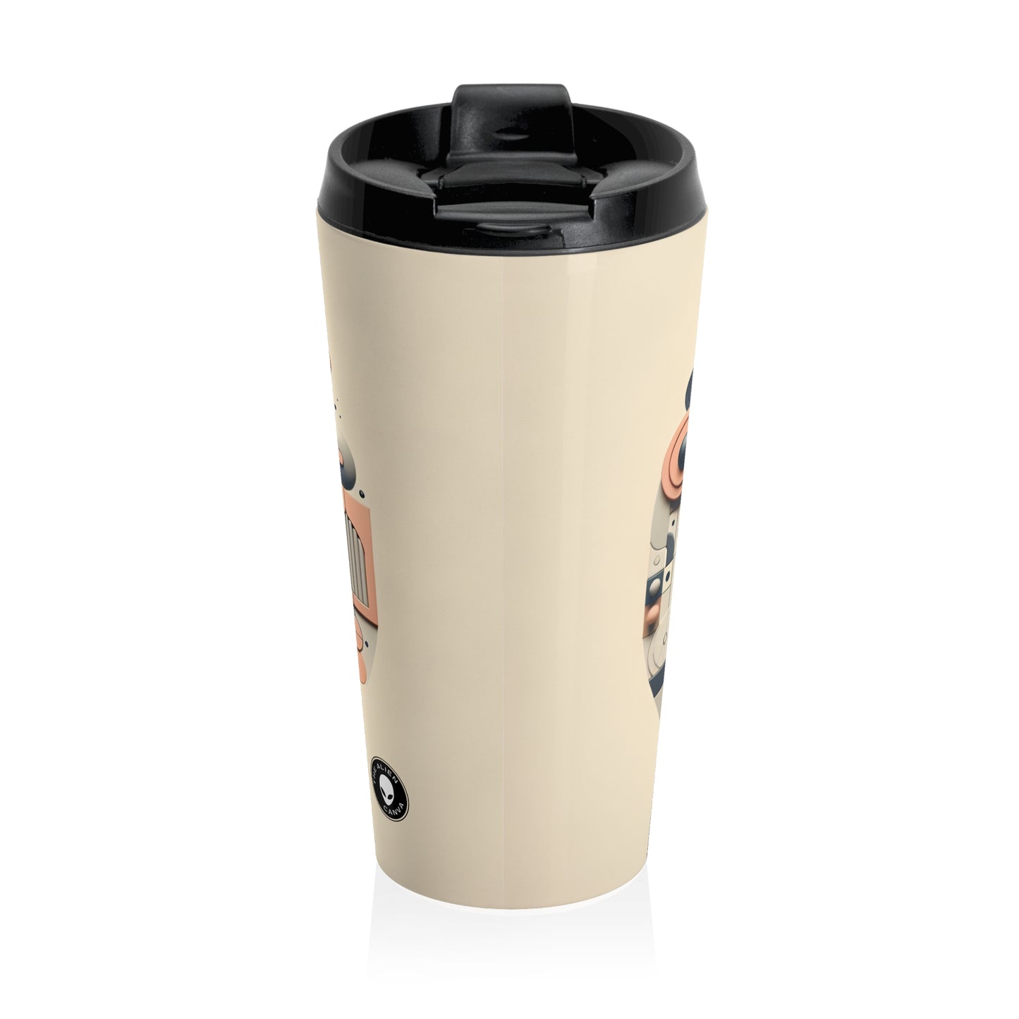 "Tech-Nature Fusion: An Artistic Exploration" - The Alien Stainless Steel Travel Mug Conceptual Art