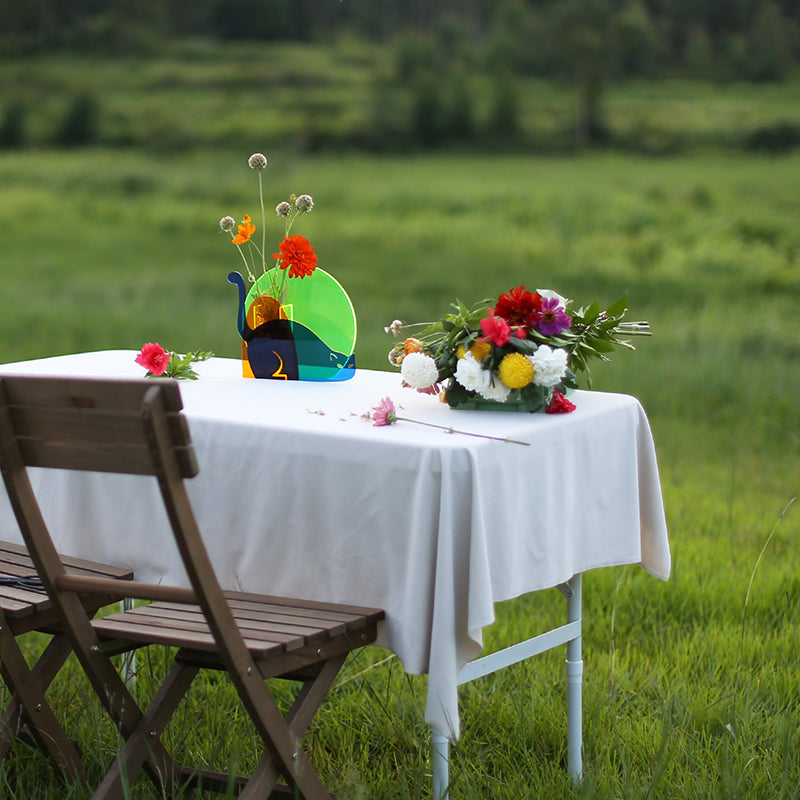 Florero moderno de mesa, Moda Nórdica, creativo, acrílico, elegante, maceta para dormitorio, sala de estar, decoración del hogar