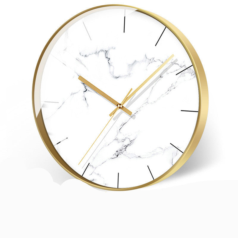 Décoration d'horloge à Quartz de luxe légère de mode à la maison