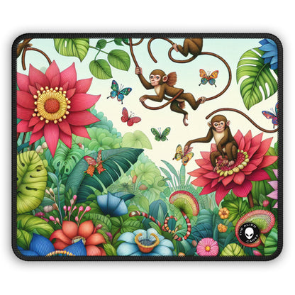 « Les singes dans la jungle » – Le tapis de souris de jeu Alien