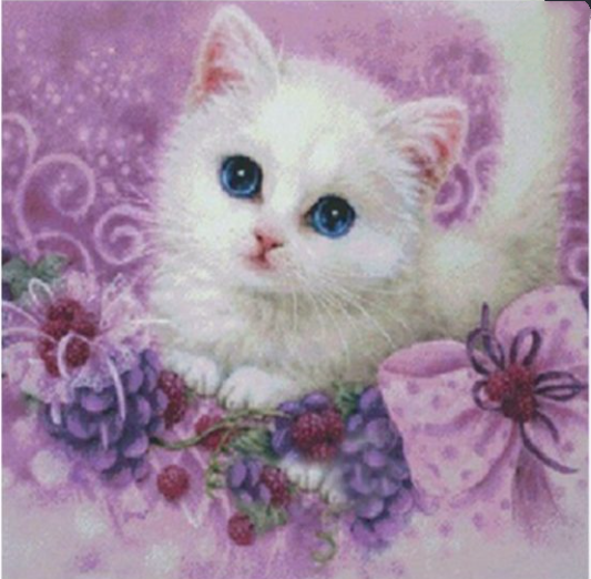 Pintura Diamante Cruz Animales Y Plantas Imagen