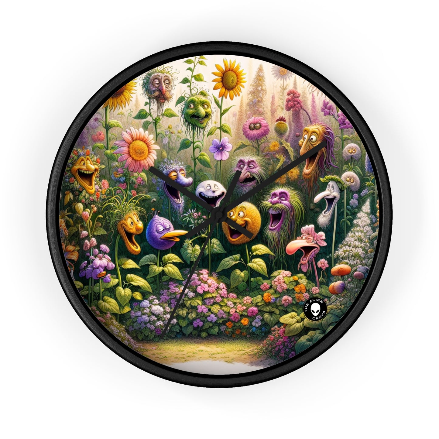 "The Talking Garden" - The Alien Wall Clock