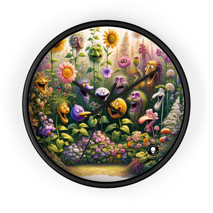 "The Talking Garden" - The Alien Wall Clock