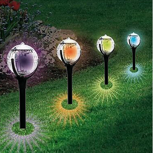 Nouvelle lumière solaire extérieure de pelouse, boule magique créative, lumière de jardin à la maison, lumière de décoration de jardin, réverbère