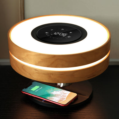 Wireless Charging Smart Bluetooth Speaker Night Light Bedroom Bedside Decoration