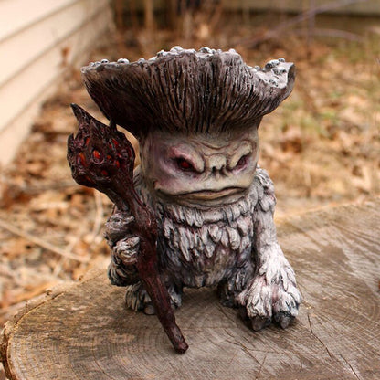 Mushroom  Elf Shaman Sorcerer Troll Resin Crafts