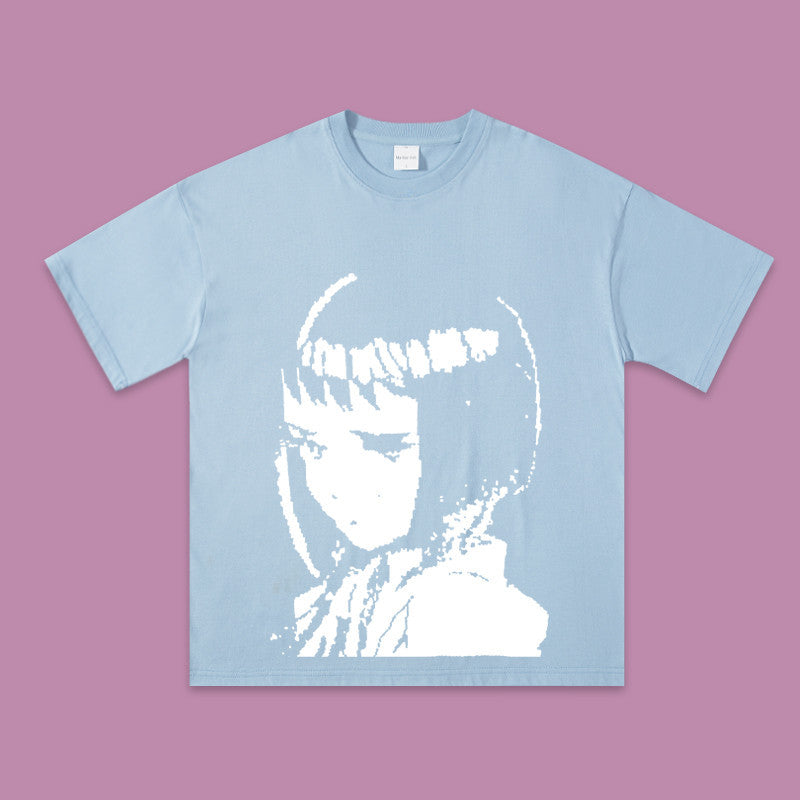 Camiseta estampada Dark Wind Girls Lazy Base