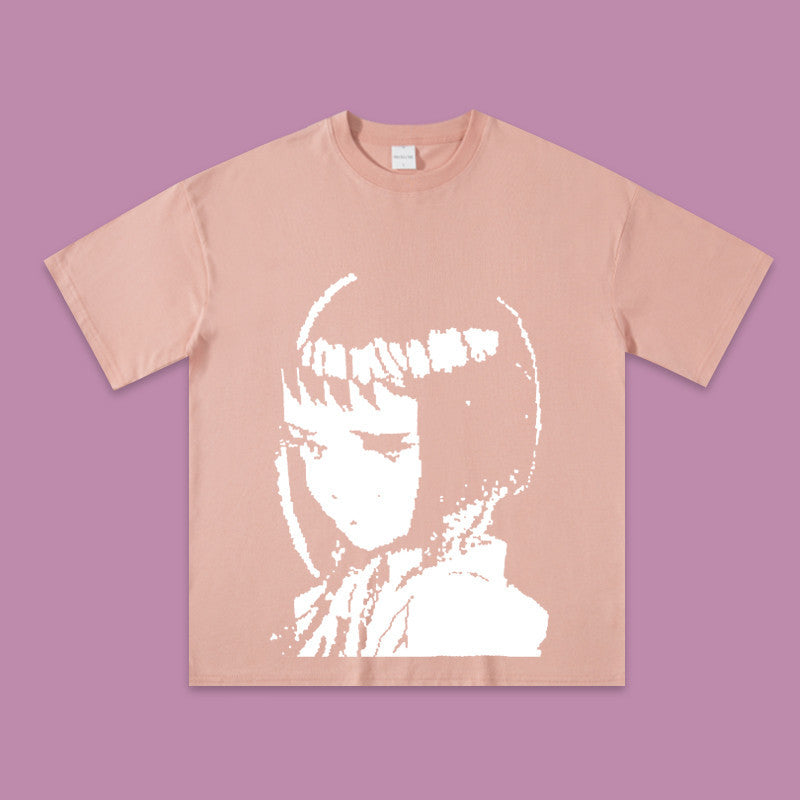 Camiseta estampada Dark Wind Girls Lazy Base