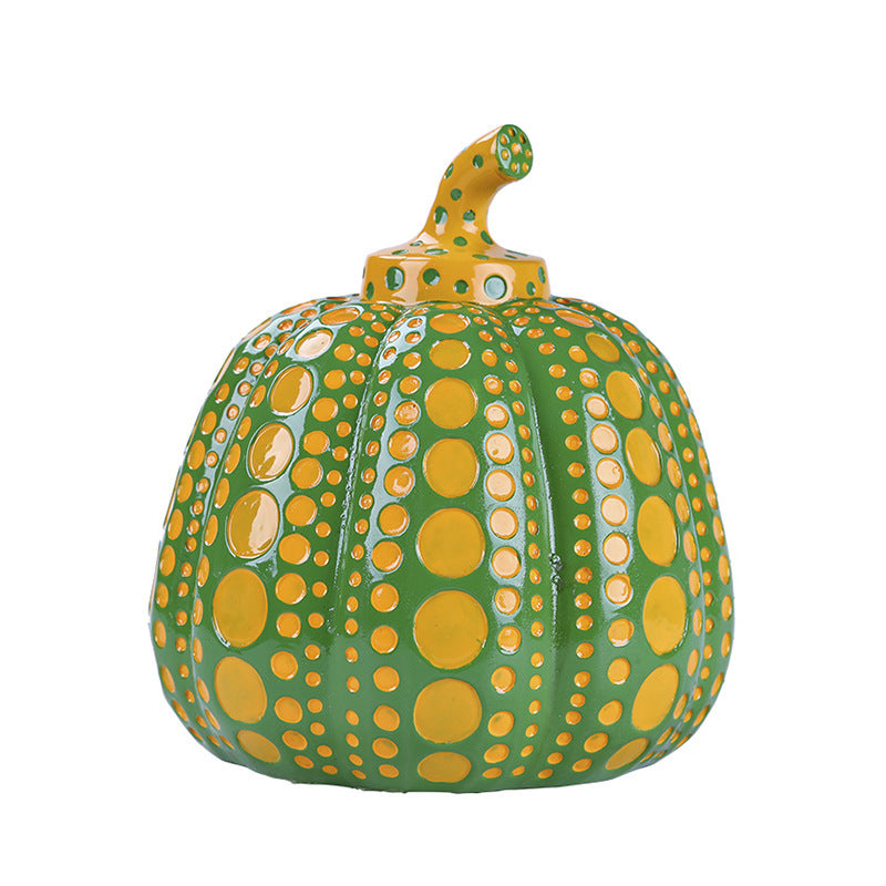 Yayoi Kusama Pumpkin Decoration Polka Dot Art Entrance Living Room Decorations Daily Gift Kitchen Window Office Tea Table Tree