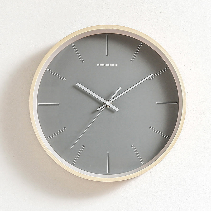 Modern Minimalist Wall Mute Wall Clock Living Room Clock Fashion Light Luxury Minimalist Clock