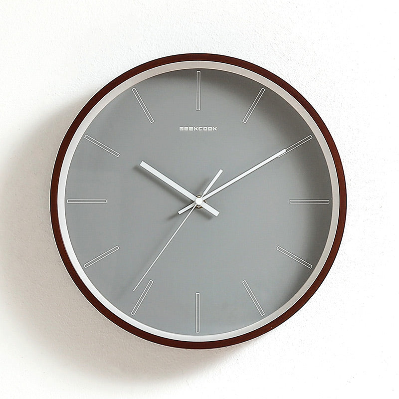 Modern Minimalist Wall Mute Wall Clock Living Room Clock Fashion Light Luxury Minimalist Clock