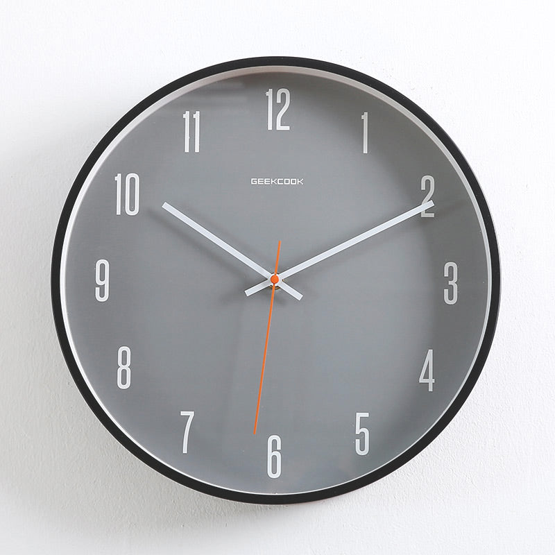 Modern Minimalist Wall Mute Wall Clock Living Room Clock Fashion Light Luxury Minimalist Clock