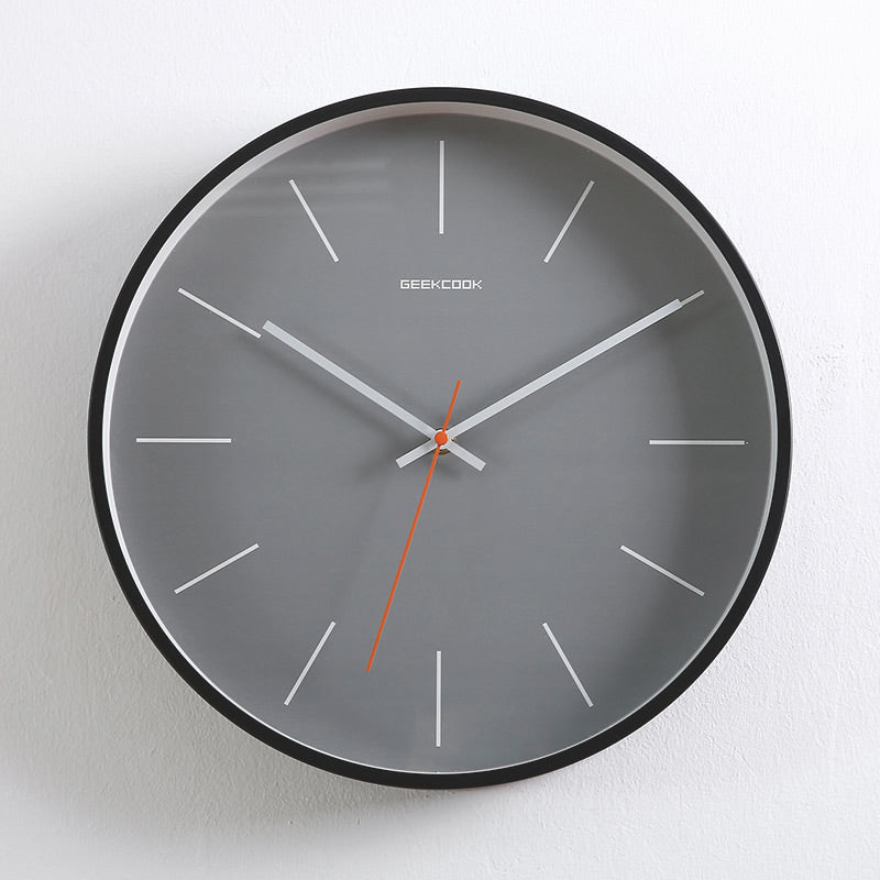 Modern Minimalist Wall Mute Wall Clock Living Room Clock Fashion Light Luxury Minimalist Clock