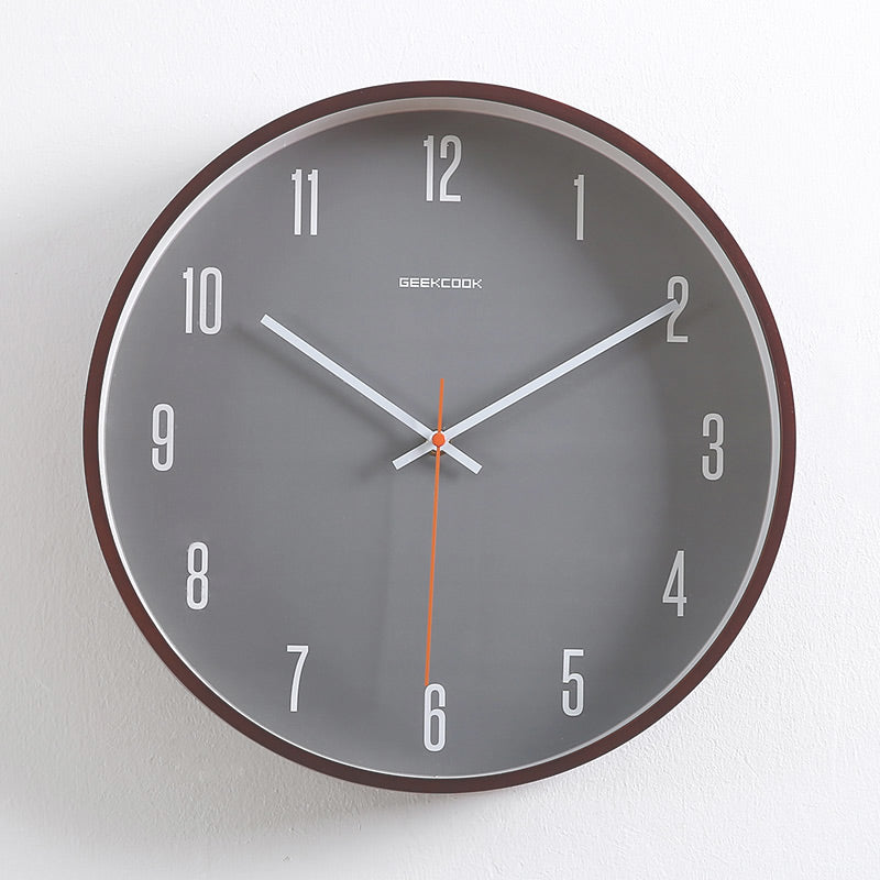 Modern Minimalist Wall Mute Wall Clock Living Room Clock Fashion Light Luxury Minimalist Clock