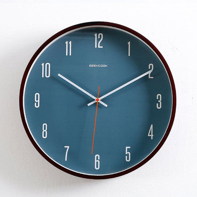 Modern Minimalist Wall Mute Wall Clock Living Room Clock Fashion Light Luxury Minimalist Clock