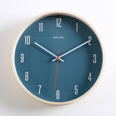 Modern Minimalist Wall Mute Wall Clock Living Room Clock Fashion Light Luxury Minimalist Clock