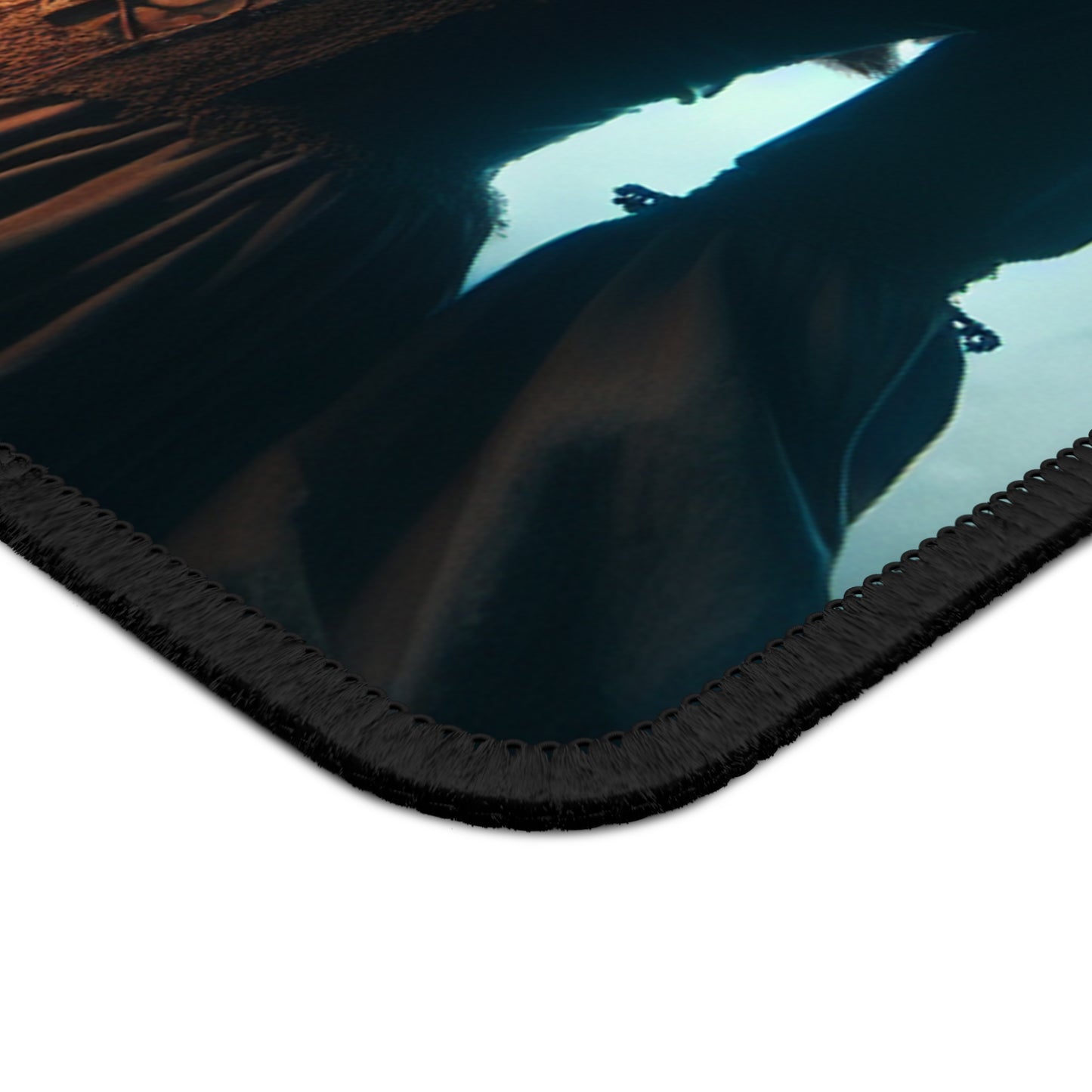 "Ready for Battle in the Twisted Woods" - The Alien Gaming Mouse Pad Gothic Art Style