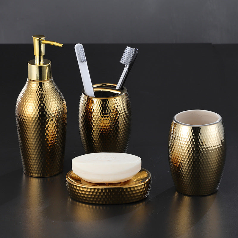 Four Simple Decoration Honeycomb Gold Light Luxury Nordic