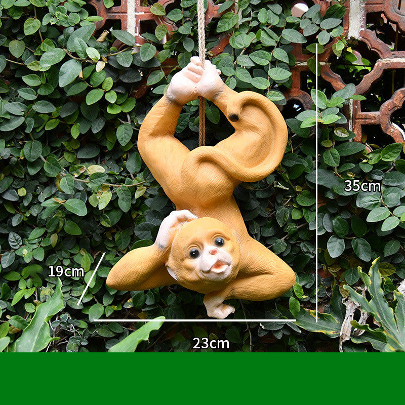 Monkey Decoration Outdoor Garden Landscape Garden Simulation Animal Sculpture