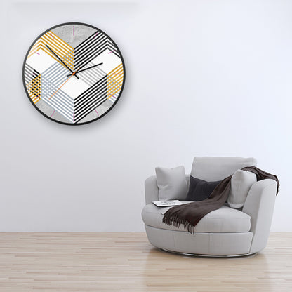 Geometric Nordic Style Abstract Picture Series Clocks