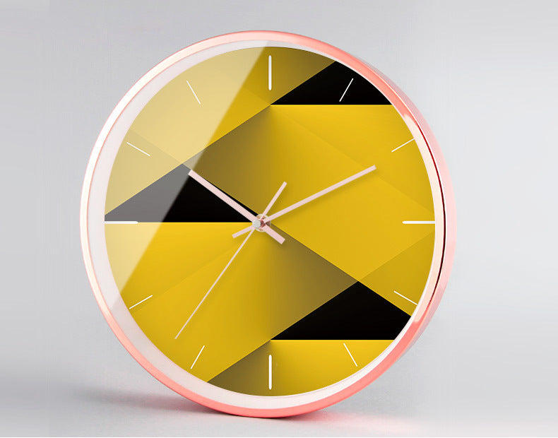 Geometric Nordic Style Abstract Picture Series Clocks