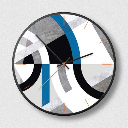 Geometric Nordic Style Abstract Picture Series Clocks