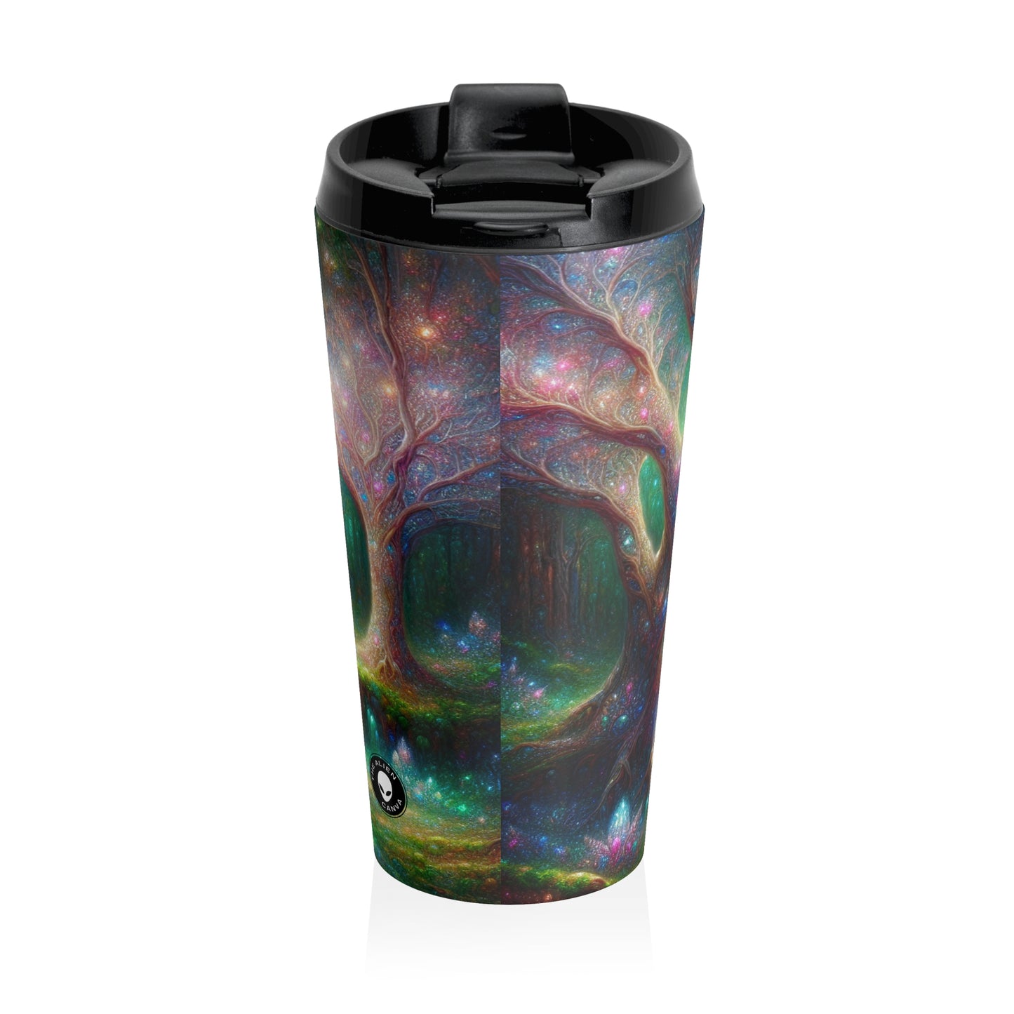 "Crystal Forest Fantasia" - The Alien Stainless Steel Travel Mug