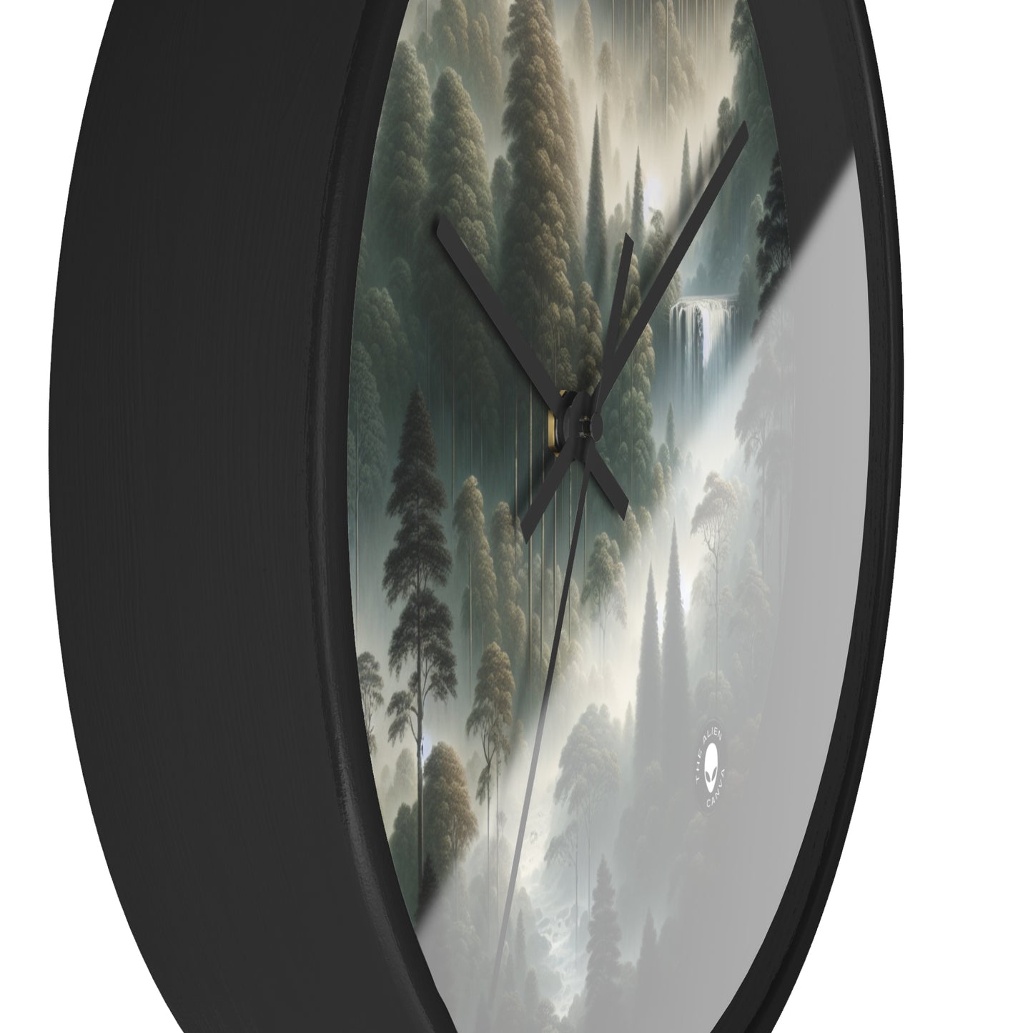 "Misty Forest Retreat" - The Alien Wall Clock