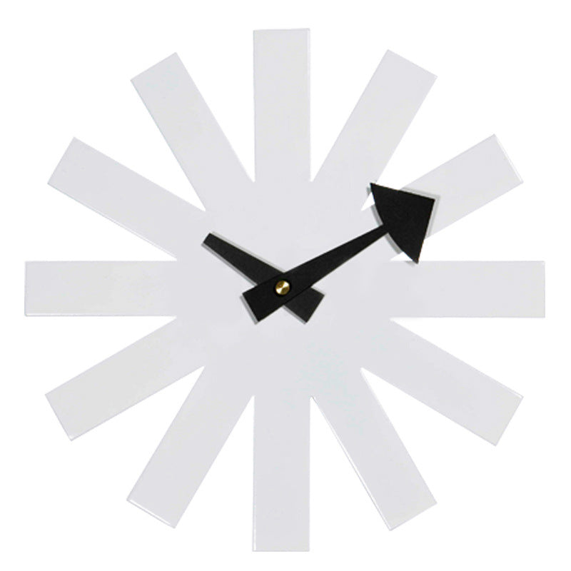 Nordic Nelson AsteriskClock Metal Wall Clock Living Room Bedroom Office Creative Decoration Mute