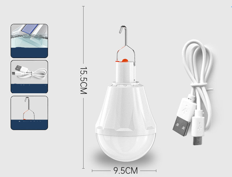 Rechargeable Bulbs Home Outdoor Super Bright Lighting Night Market