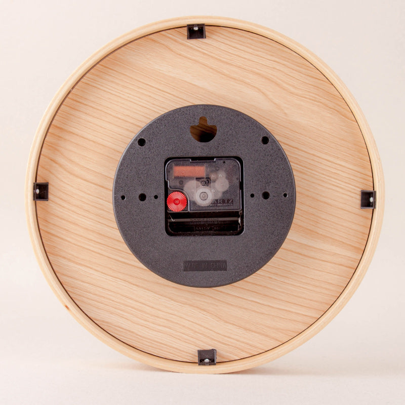 Reloj de pared silencioso de madera maciza creativo moderno reloj decorativo con personalidad