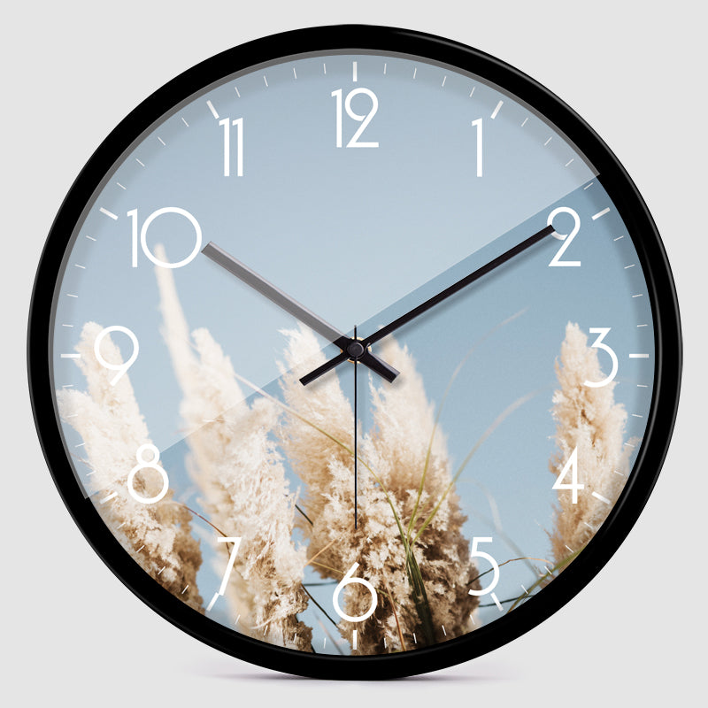 Creative Personality Mute Wall Clock Fashion Simple Household Quartz Clock