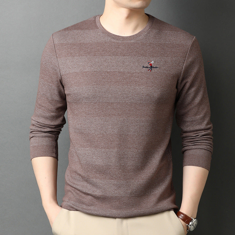 Men's T-Shirt Round Neck Loose Cotton Sweatshirt