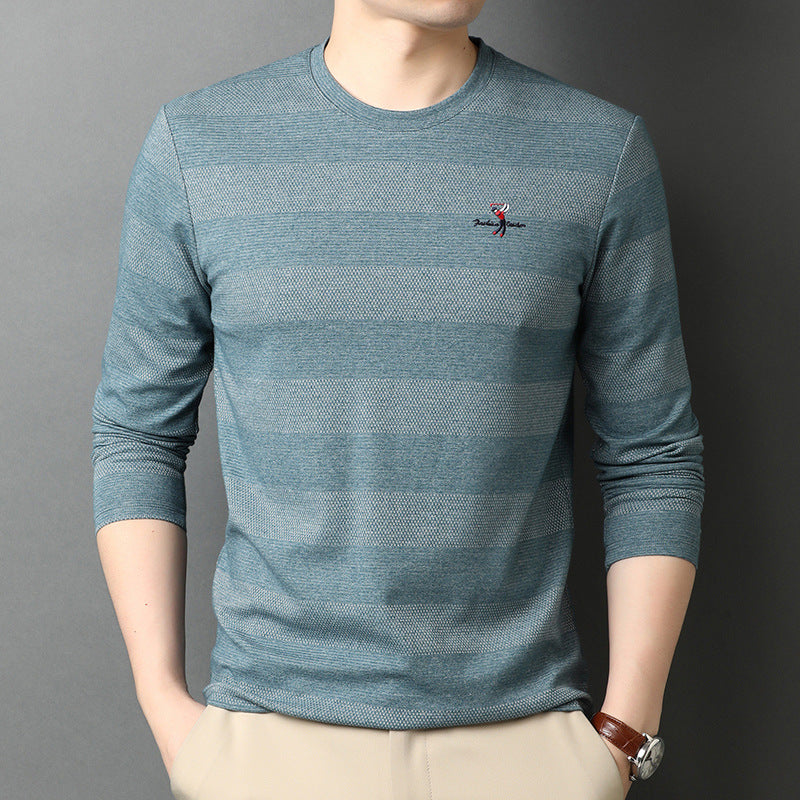 Men's T-Shirt Round Neck Loose Cotton Sweatshirt